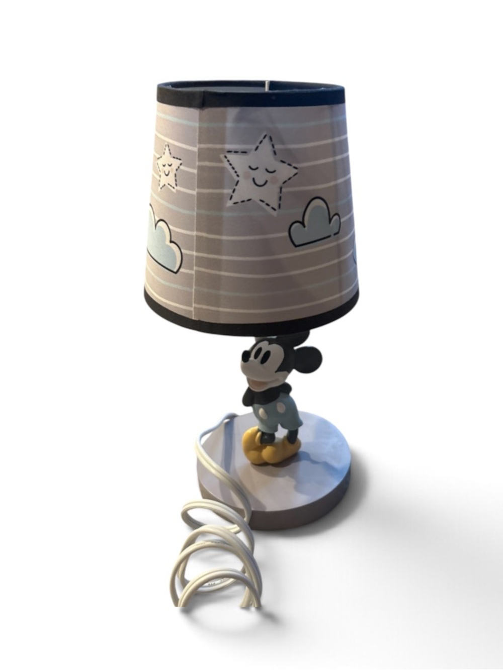 Disney Mickey Mouse Table Lamp Lambs & Ivy Moonlight Light
